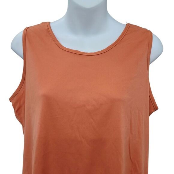 2/$20 Tradition Orange Tank Top Size: M Made In Canada - Picture 2 of 7